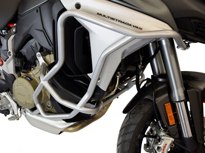 Crash bars HEED for Ducati Multistrada V4 Bunker, silver
