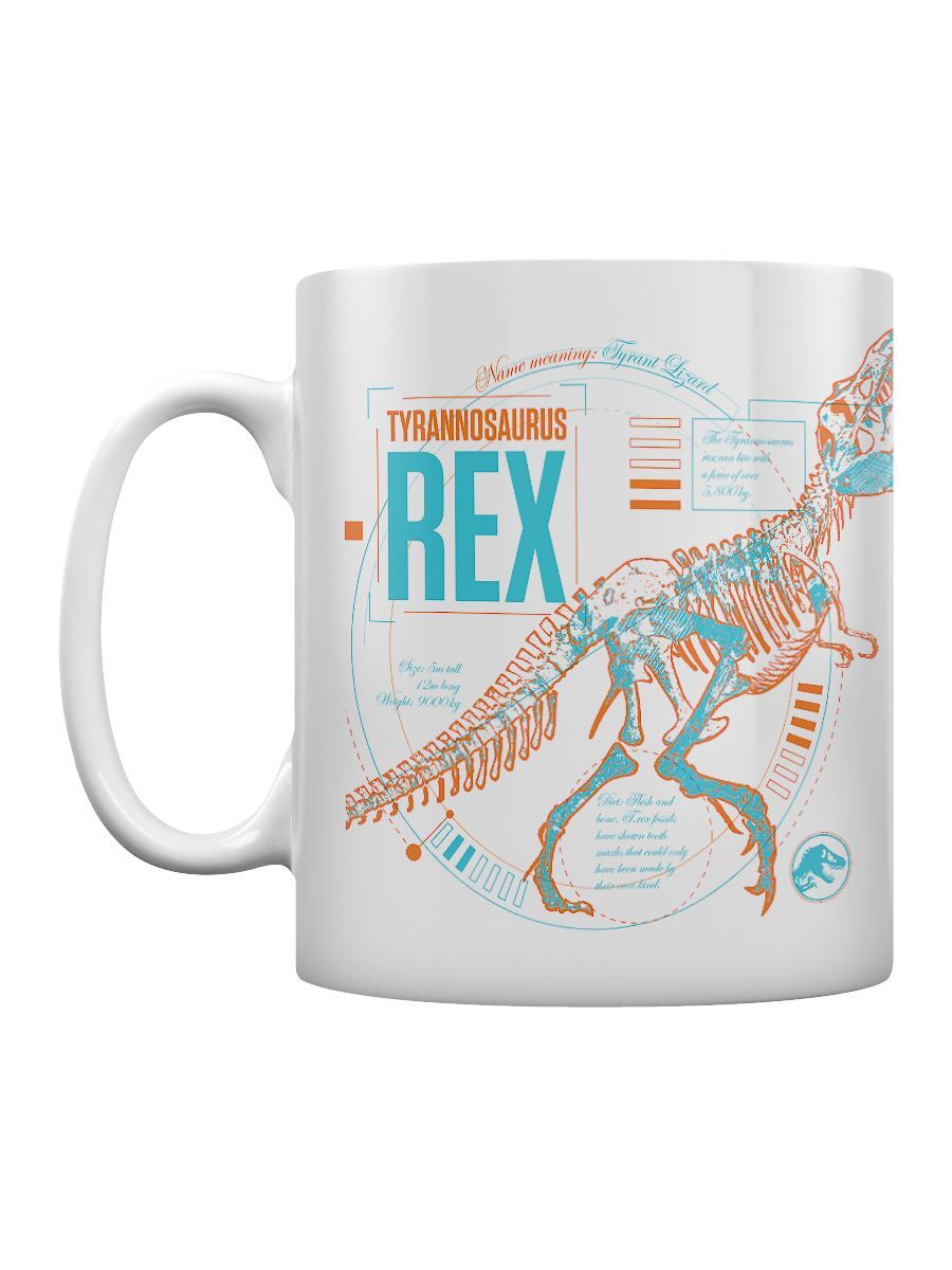 Taza estadísticas T Rex Jurassic World Fallen Kingdom