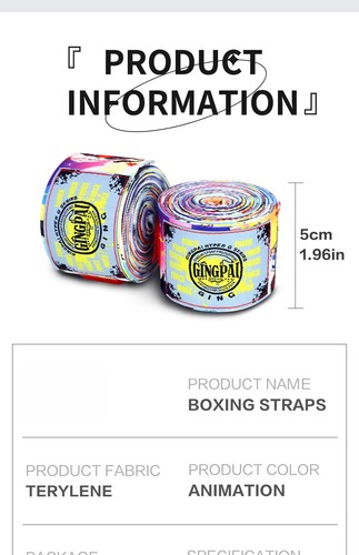 Correas de boxeo, correas para manos, envolturas para manos, correas elásticas Fitness Combat Muay Thai - Imagen 11 de 18