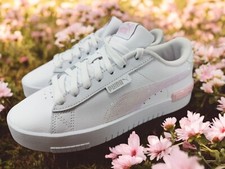 Puma Girls Shoe Size 5C 382442-01 White Pink Sequin Athletic Sneakers
