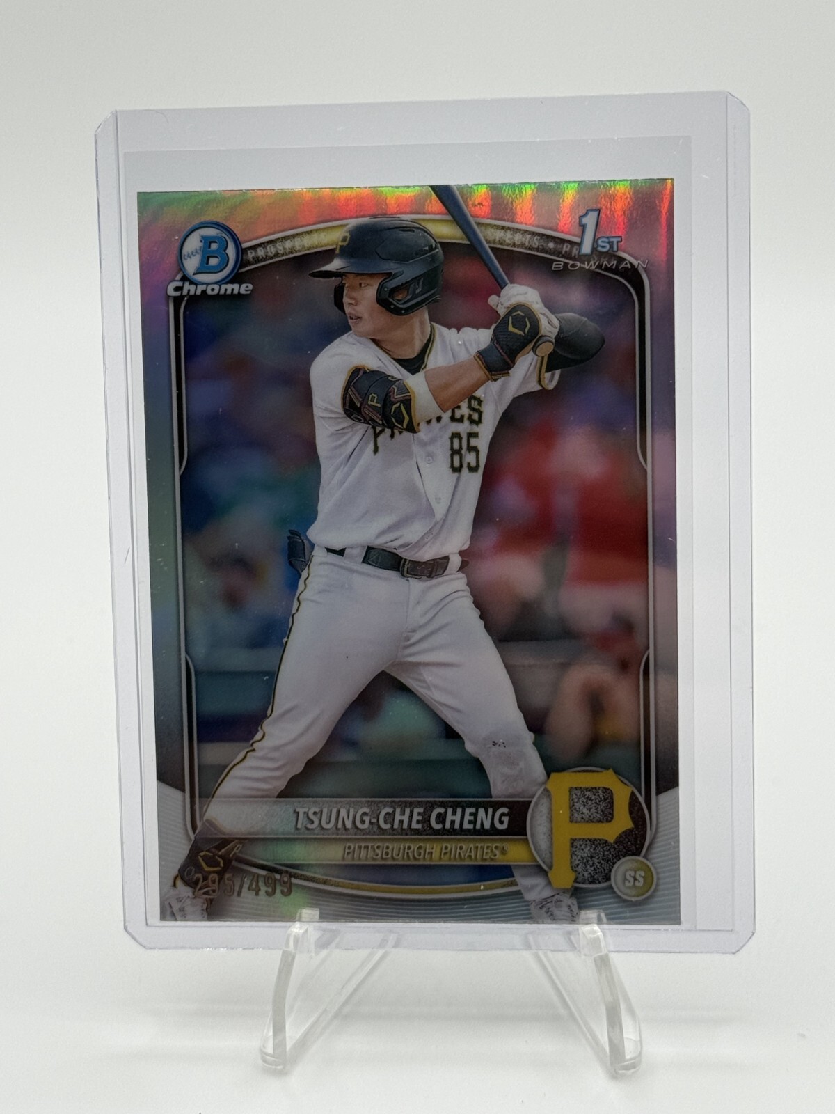 2025 Bowman - Chrome Prospects Tsung-Che Cheng #BCP-95 Refractor /499 (RC)