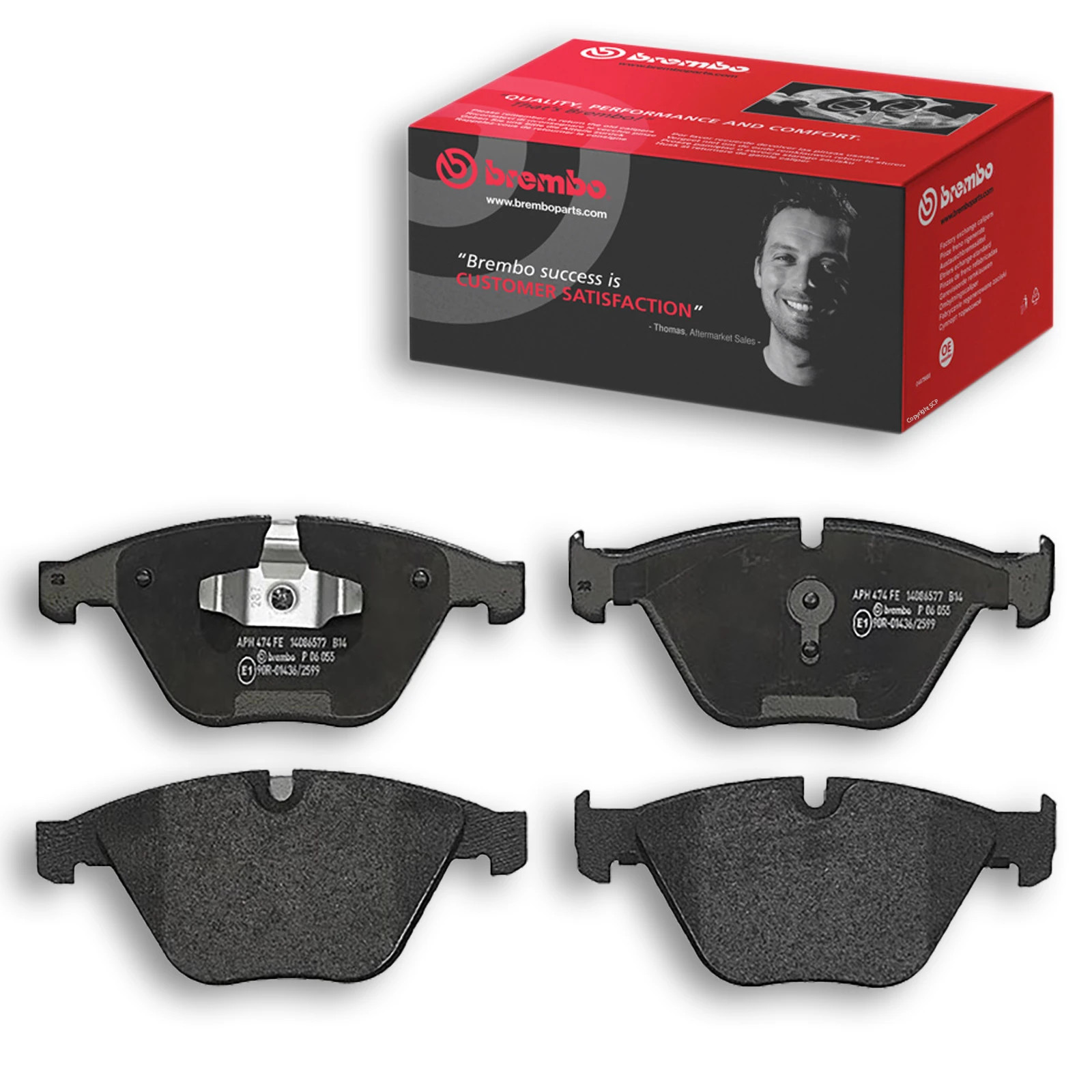 ✅Fits BREMBO P 06 055 HAM PADS. FRONT BMW 3 E90 05-10 ⭐UK Seller⭐ - Image 15