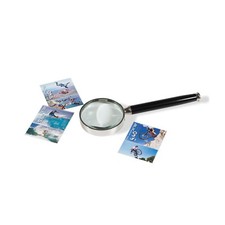 New Magnifying Glass 3X Classic School Hobby Magnifier Wood Handle Classic 2"