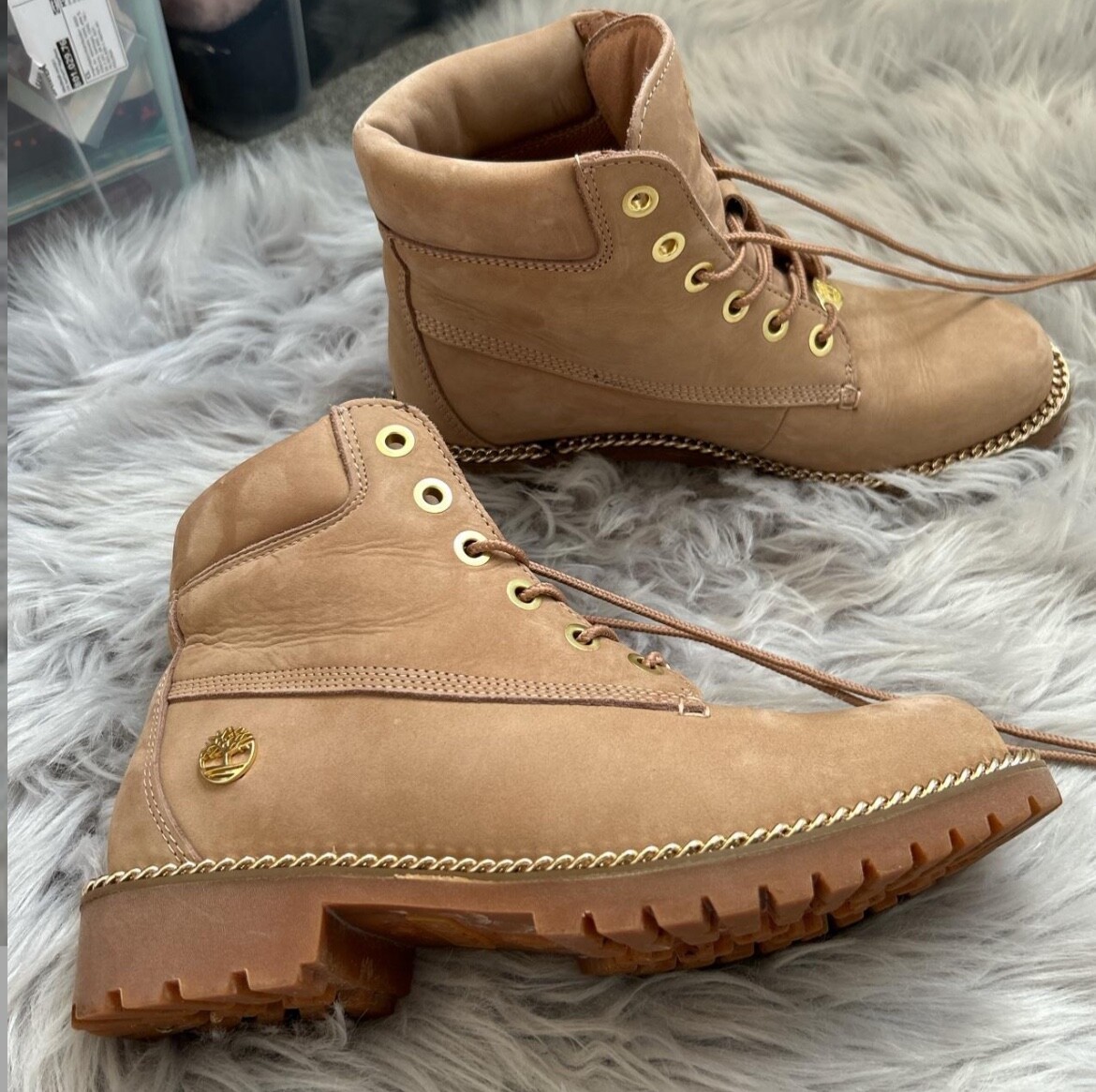 Rose gold timberlands🤎🧡 UK
