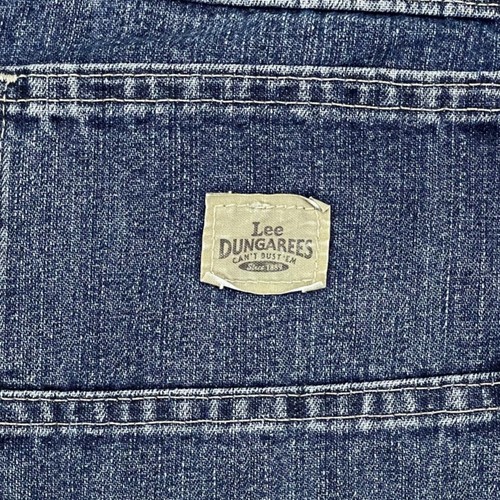VTG Lee Dungarees Jeans Mens 30x31 Blue Faded Denim Carpenter Relaxed-Fit Y2K - Picture 8 of 15