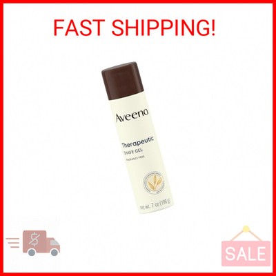 Aveeno Therapeutic Shave Gel with Oat and Vitamin E to Help Prevent Razor Bumps,