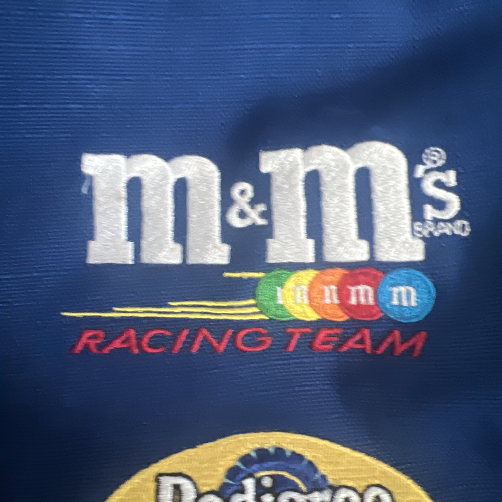 Blue M&M's And Pedigree Racing Team Mar’s Travel Bac… - Gem