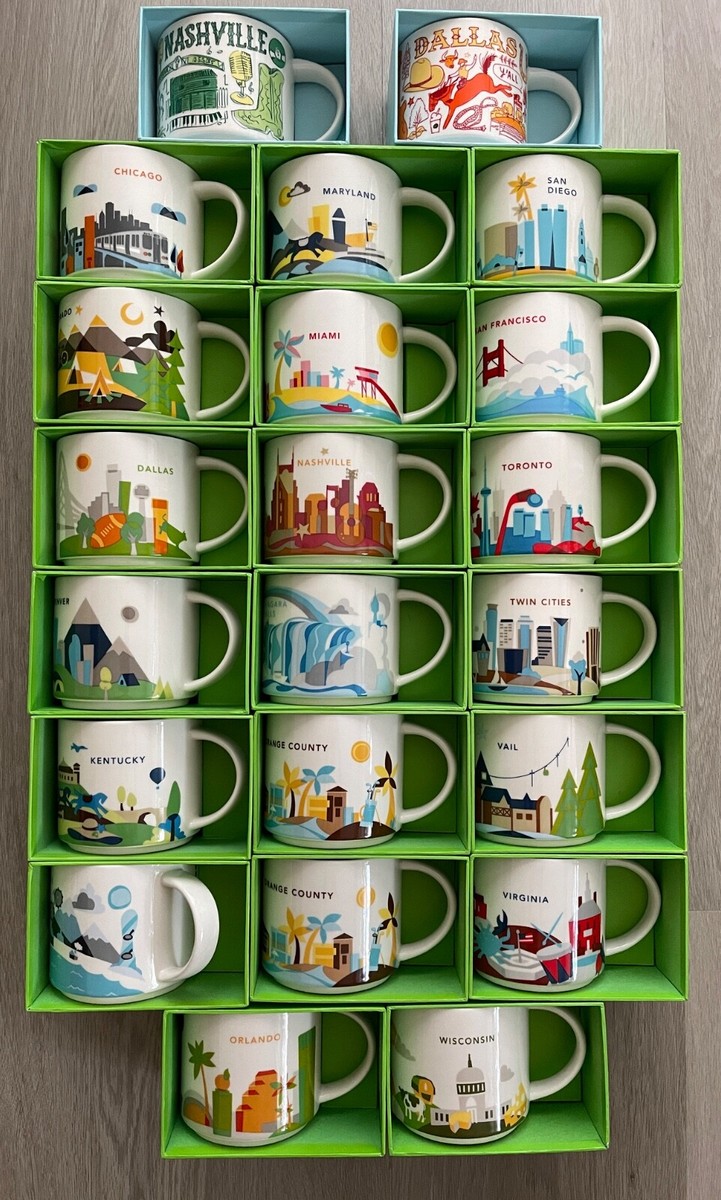 STARBUCKS MUGS / YOU ARE HERE / BEEN THERE/GLOBAL ICON/ARCHITECTURE/CITY/ALL  NIB | eBay