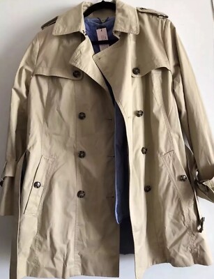 NWT Banana Republic Women's Trench Quilted Liner Beige LARGE