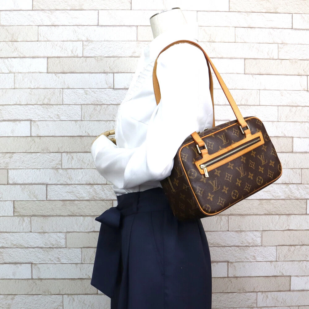 Brown Louis Vuitton Monogram Cite MM Shoulder Bag