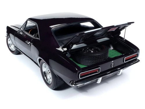 1967 CHEVROLET CAMARO Z/28 ROYAL PLUM "MCACN" 1/18 DIECAST BY AUTO WORLD AMM1297 - Picture 9 of 12