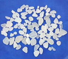 White Tumbled Surf Sea Glass Crafting Jewelry Making DIY Project 5 oz. Bag