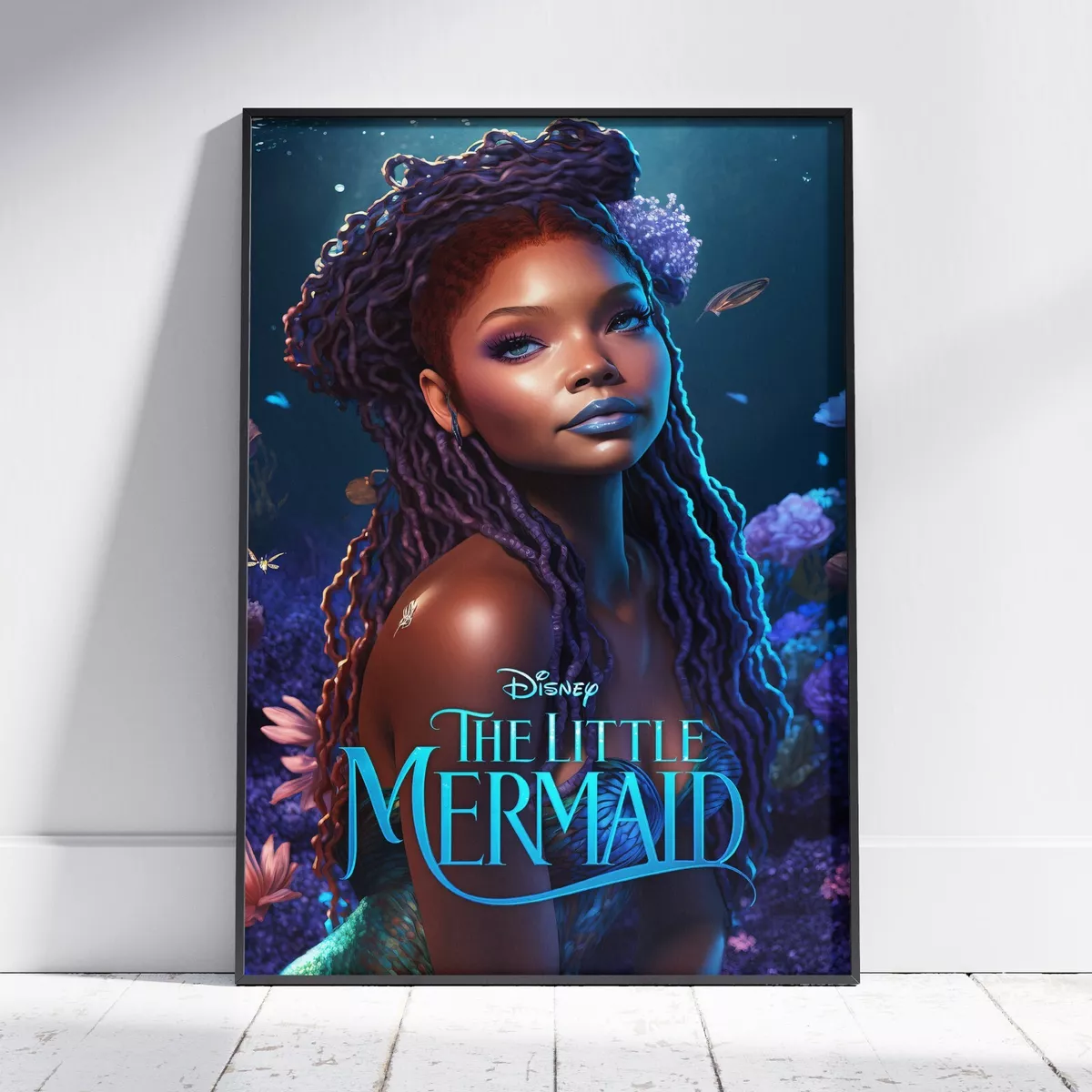 Little Mermaid Live Action Ariel Halle Bailey Disney Poster Print