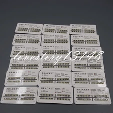 20 Pcs/Set Dental Bracket Mini/Standard Roth/Edgewise/MBT 018/022 3/345/No Hook