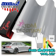 ESSMO PET Super Gloss Brooklyn Gray Vehicle Vinyl Wrap Decal Sheet Like Paint