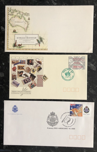 Australia Decimal Covers X 9 - Picture 3 of 4