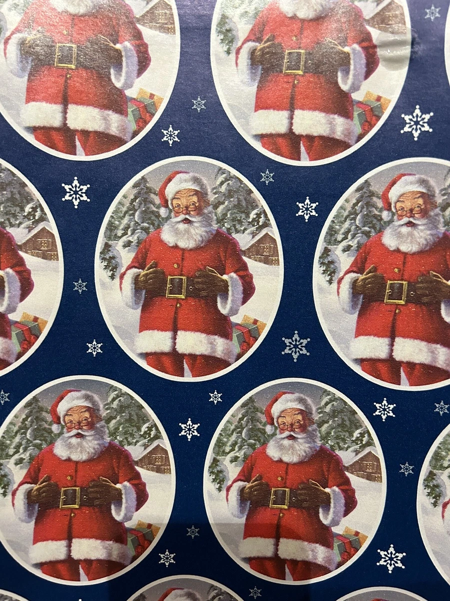 Retro Santa Wrapping Paper