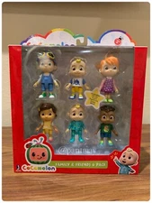 Cocomelon Friends & Family, 6 Figure Pack Figures Character Toys (SHIP NOW)