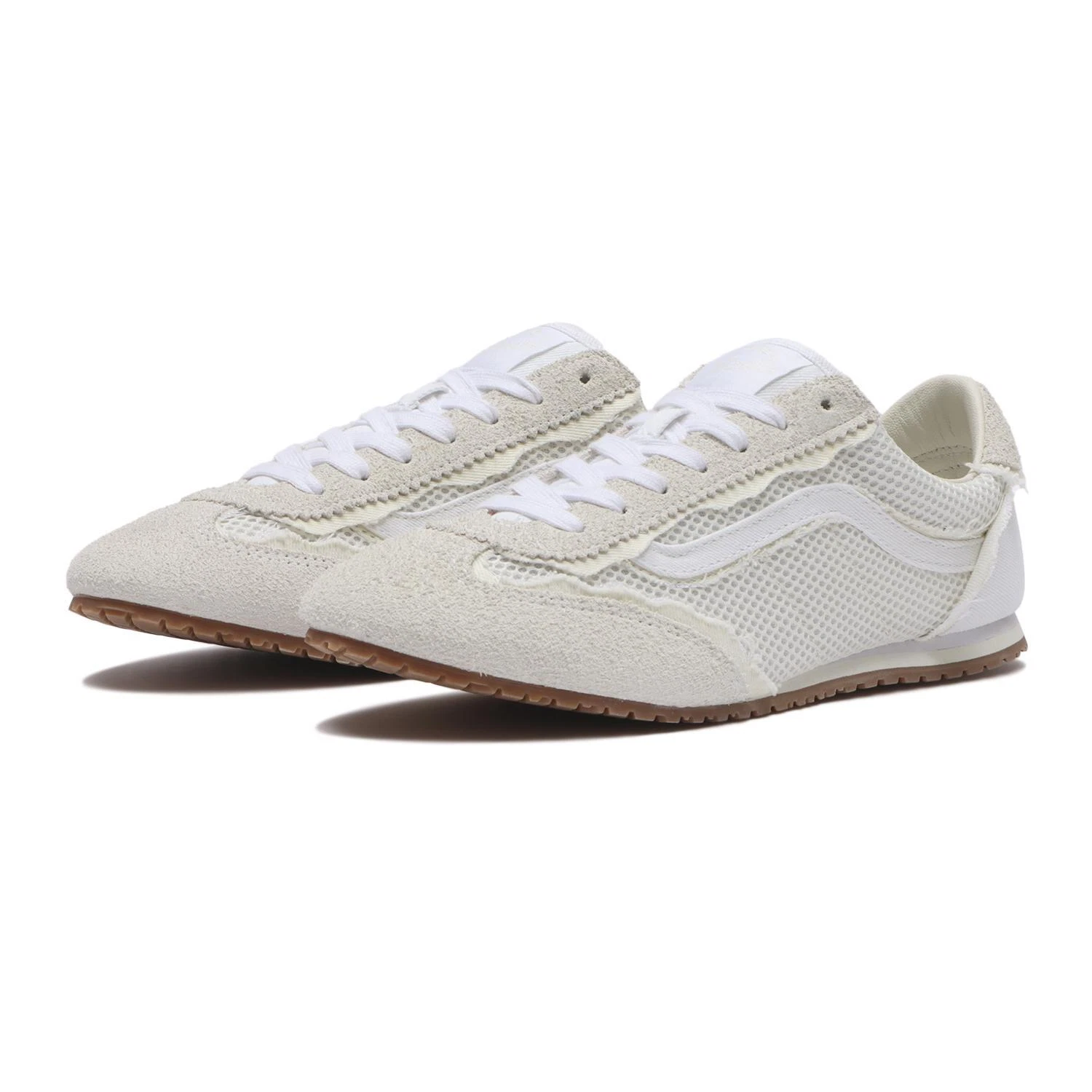 VN000EFQCJ7 Vans Super LowPro Frayed TDC White (uomo)