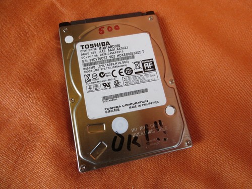 HDD FESTPLATTE TOSHIBA 500GB MQ01ABD050 5400U/min 8MB SATA