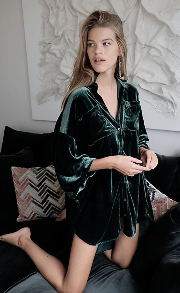 free people velvet dress