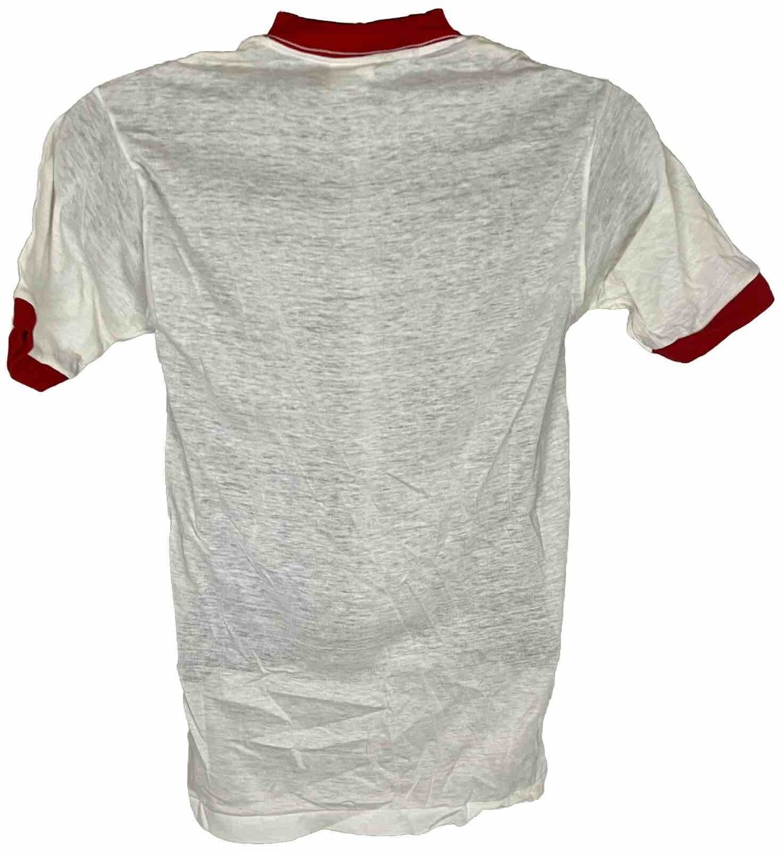 1970s BEECH NUT CHEWING TOBACCO RINGER SHIRT LORILLARD SIZE MEDIUM VINTAGE  AS IS