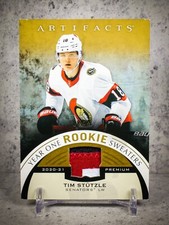 2021-22 Artifacts Hockey Year One Rookie Sweaters Tim Stutzle RS-TS /25 Patch 🔥