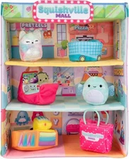 Squishmallows Squishville Mall 2-Inch Mini-Plush Large House Soft Playset