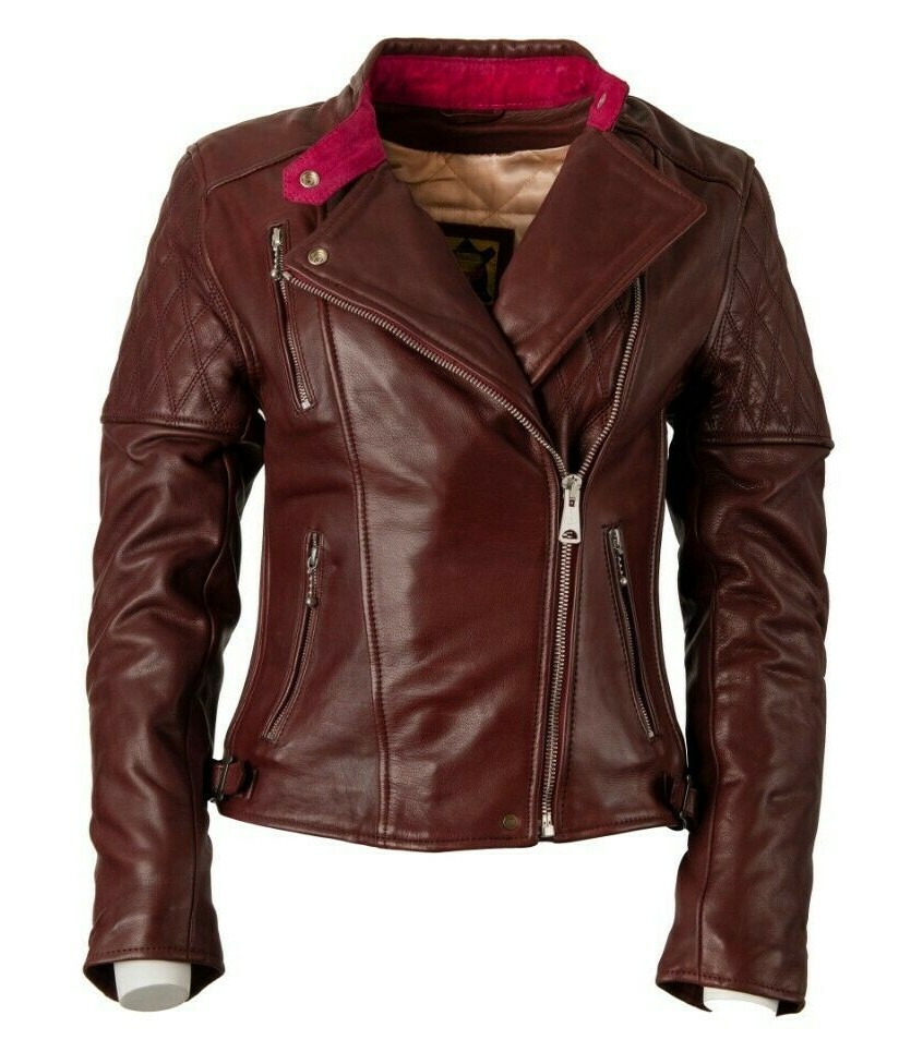 OHOTORO Leather Jacket ダークブラウン Mens Distressed Tan Brown Cafe Racer Real Leather Jacket