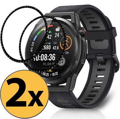 2x 3D Ceramic Displayschutzfolie für Huawei Watch GT Runner Schutzfolie klar 