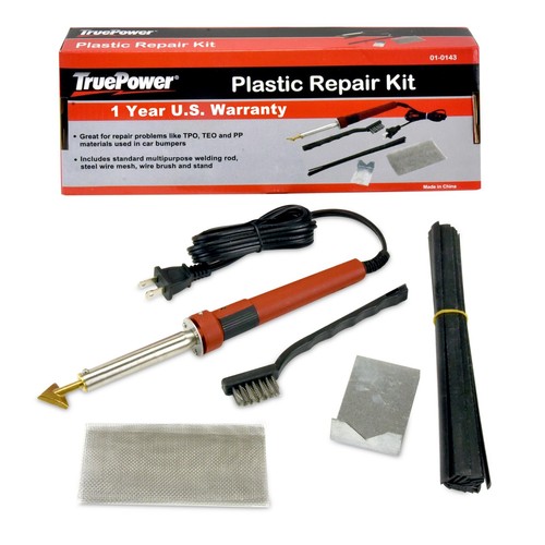 Truepower Plastic Welding Kit for Car Bumper, Kayak & Other Plastic