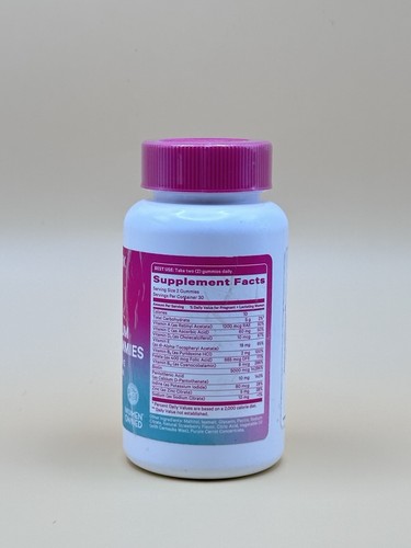 Cicogna rosa postpartum perdita capelli vitaminici gommini per donne postnatali, gomma biotina - Foto 2 di 4