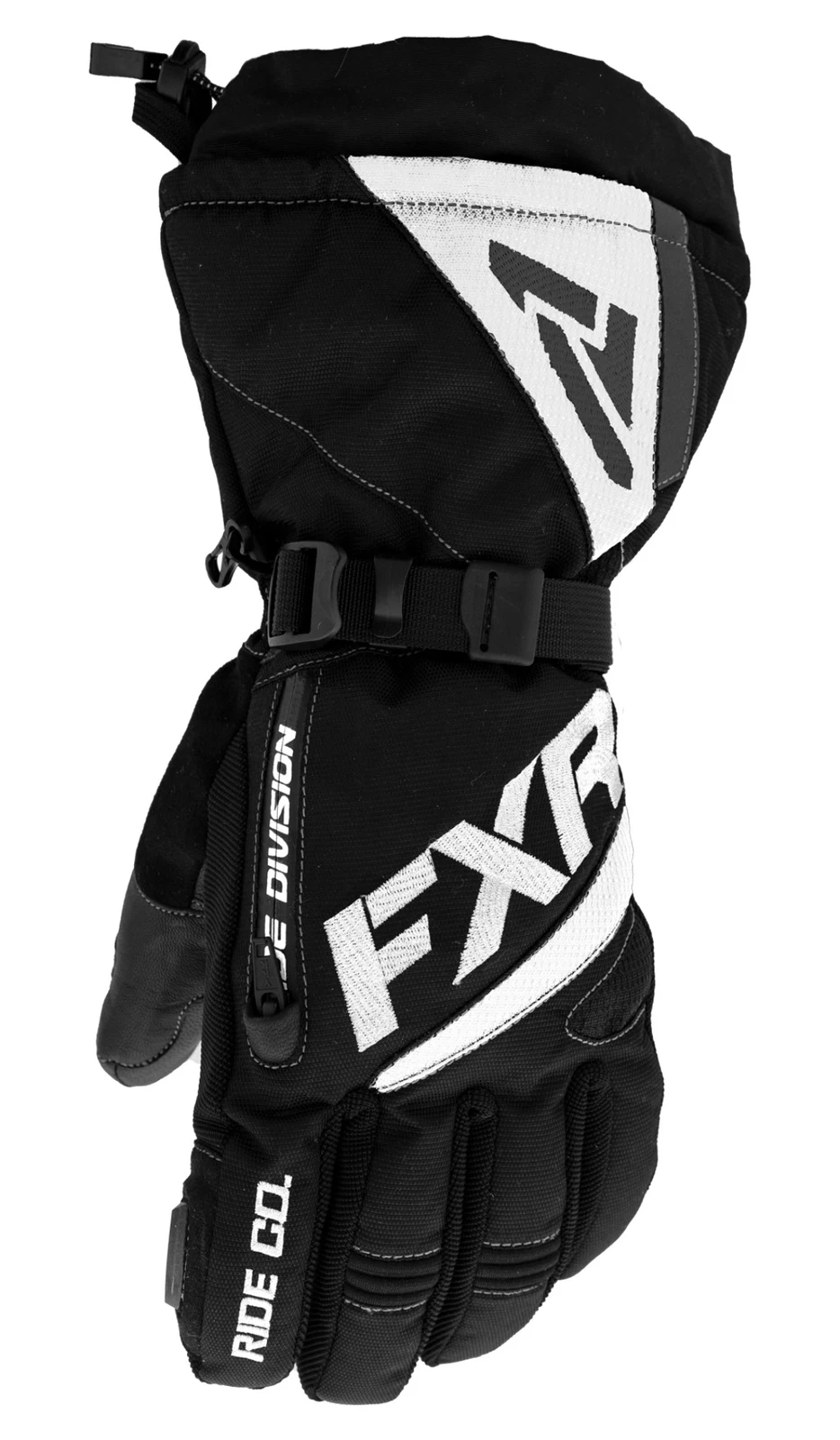 FXR Fusion Womens Snow Gloves Black/White