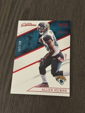 2016 Panini Prime Signatures Prime Proof Red /149 #112 ALLEN HURNS Football Card