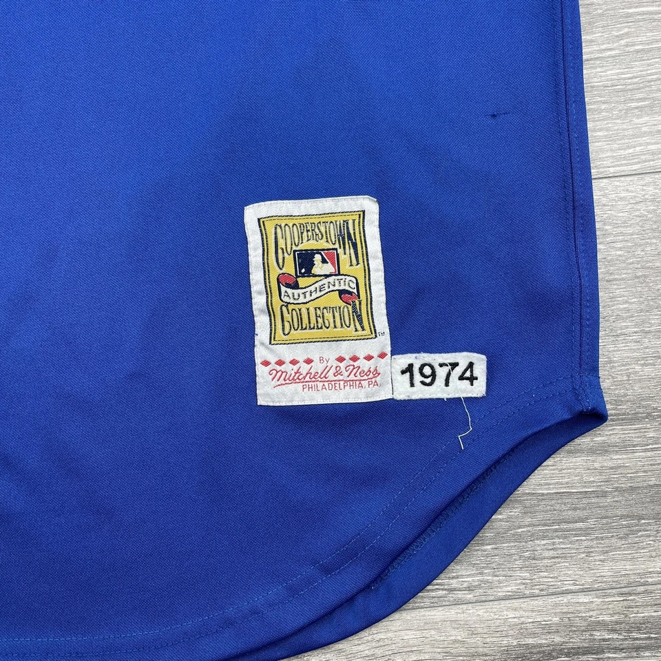 Camiseta de béisbol de los Atlanta Braves para hombre 60 Hank Aaron 44 Mitchell & Ness MLB Foto 3 de 4