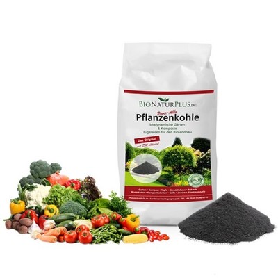 100Liter 5x20Liter Premium Pflanzenkohle,Biochar,Bio-zertifiziert,Terra Preta,