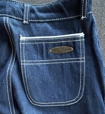 Vintage Bill Blass Women's Denim Blue Jeans Boot Cut Unhemmed See Desc size info