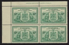 Canada Special Delivery Stamps Corner Block of 4 1946 MNH SG#S15 Sc#E11