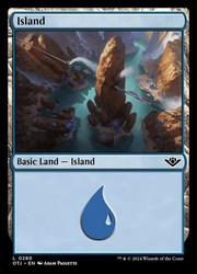 Island (280) Foil - Outlaws of Thunder Junction MTG