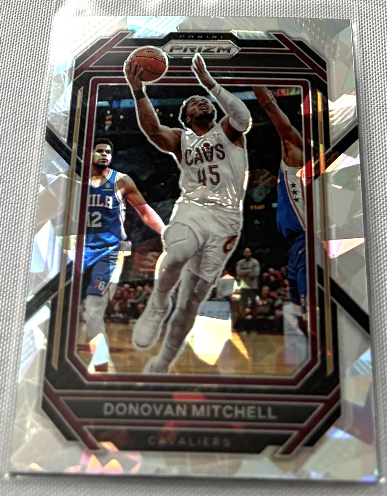 2022-23 Prizm Basketball Donovan Mitchell Cleveland Cavaliers Cracked Ice #66