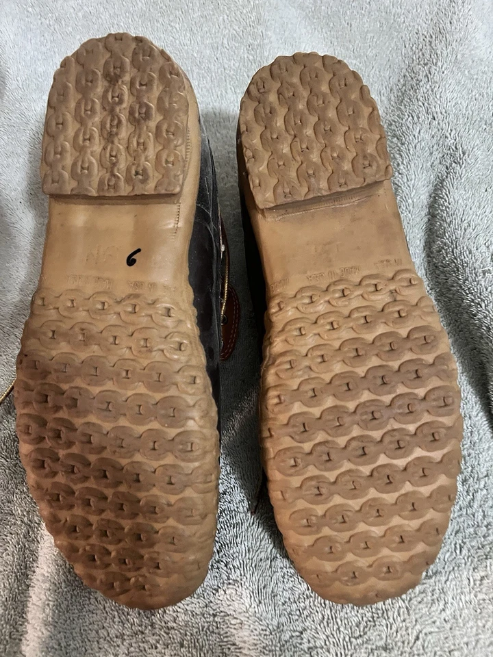 Women's Bean Boots By LL Bean Duck Boots Classic Brown Tan Size 9 N - Image 3 of 4