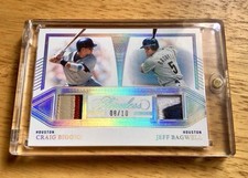 2023 Panini Flawless Biggio/Bagwell Dual Relic 08/10