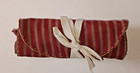 Civil War HOUSEWIFE sewing kit w/Contents, HAND SEWN, Aged RED & Biege 363H — photo 5