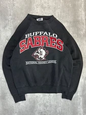 Vintage Buffalo Sabres National Hockey NHL Crewneck Sweatshirt VK06748
