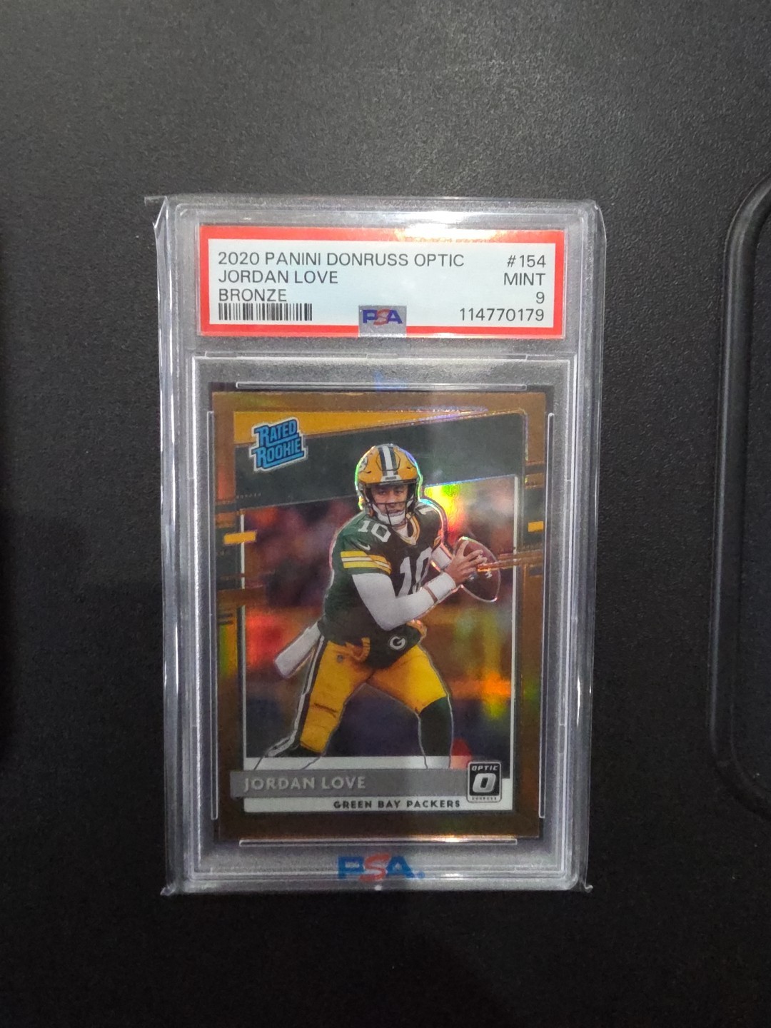 2020 Panini Donruss Optic - Rated Rookies Jordan Love #154 Bronze Prizm (RC)