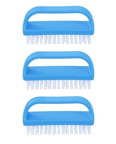 Nail Scrubber Brush Nail Brush for Cleaning Fingernails Hand, and Toes, 3 Pack - Picture 1 of 6