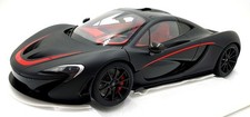 Autoart 1/12 Scale Diecast 12241 - McLaren P1 - Matt Black/Red Accents