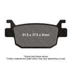 EBC Scooter Sintered Brake Pad Set Rear Right for Honda NSS 125 Forza 2015-2023