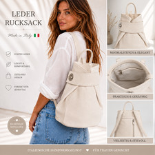 Lederrucksack Echtleder, Minimalist Rucksack,...