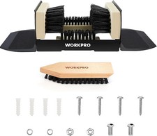 WORKPRO Boot Scrubber, Shoe Brush Kit, Boot Brush Set Outdoor Indoor